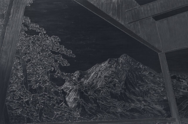 Sven Drühl, H.Y.T.R.N.N. (Undead), 2012, Öl und Silikon auf Leinwand, 180 x 265 cm,